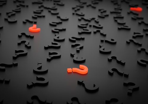 question marks graphic